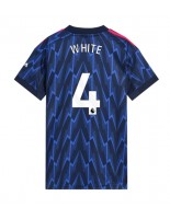Arsenal Ben White #4 Vieraspaita Naisten 2025-26 Lyhythihainen